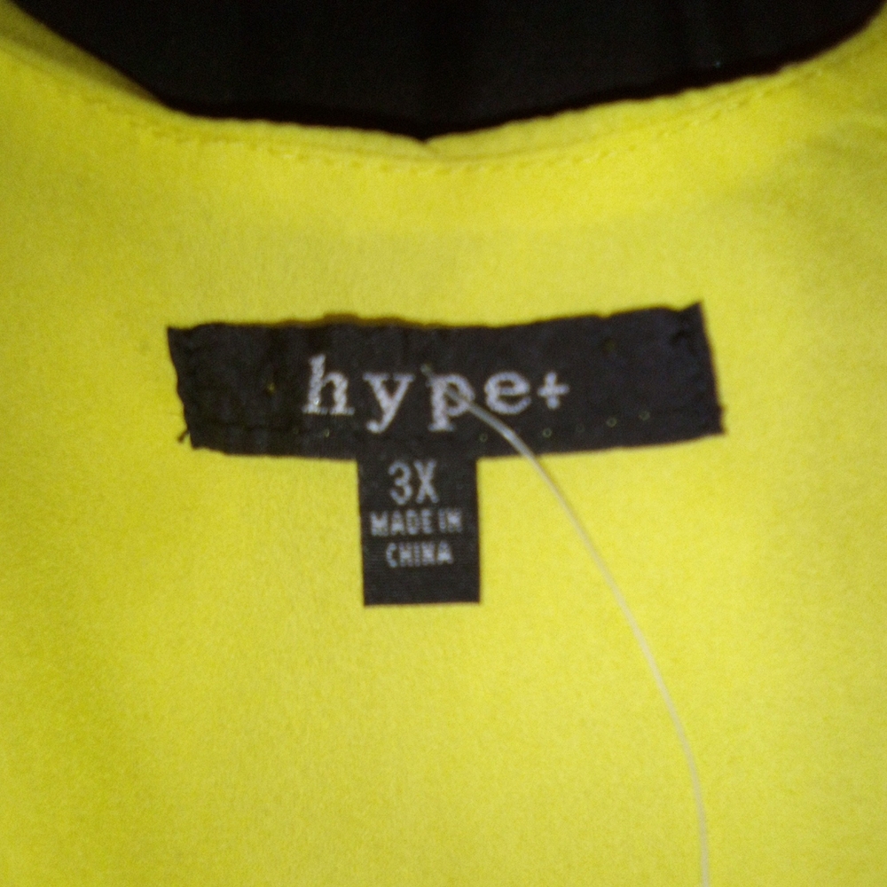 Hype + 3X yellow crop top - Picture 5 of 5
